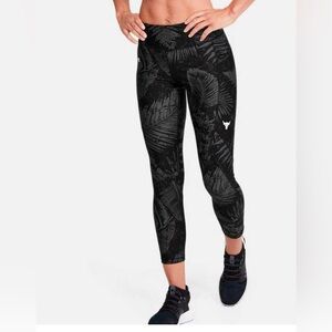 Under Armor Black Leaf Print Leggings
